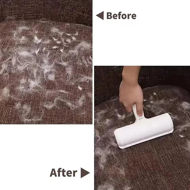 Reusable Pet Hair Remover Roller – No Power Needed