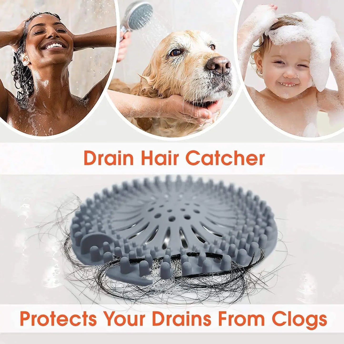 Universal Drain Hair Catcher – Anti-Clog Design
